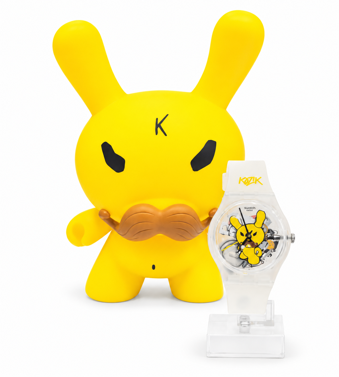 Swatch Tennis Pro GZS49 di Frank Kozik, set Kidrobot for Swatch 2011