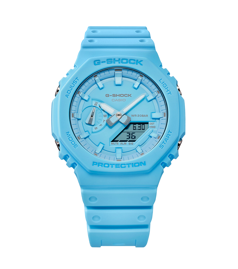 CASIO G-SHOCK nan originale – dettaglio pulsanti orologio uomo (resistente 200m, antiurto, design sportivo)