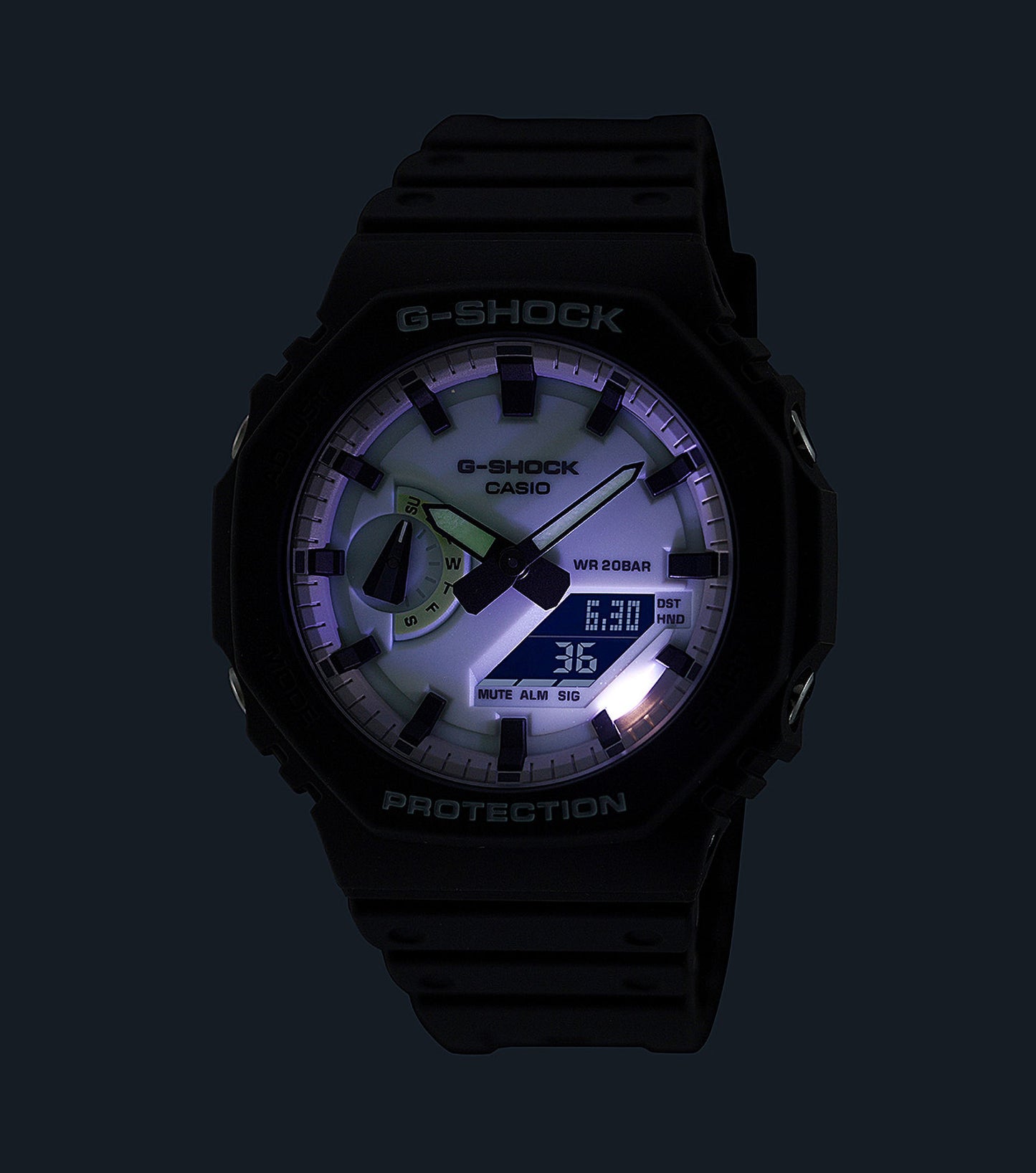 CASIO G-SHOCK nan originale – dettaglio tecnologia orologio uomo (resistente 200m, antiurto, design sportivo)