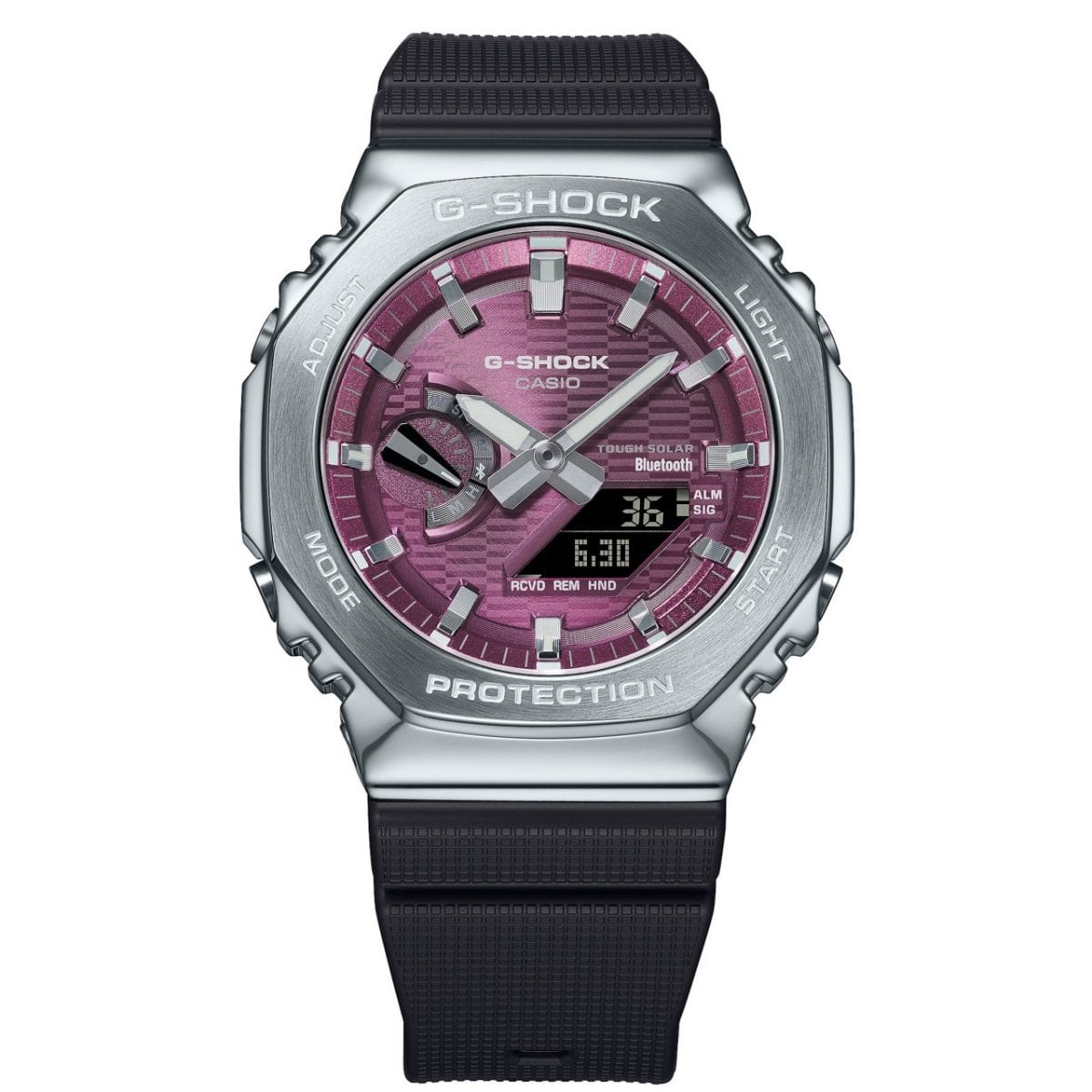 CASIO G-SHOCK GBM-2100A-4BER originale – vista frontale orologio uomo (resistente 200m, antiurto, design sportivo)