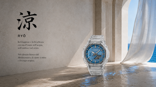 CASIO G-SHOCK GA-2100BM-7A2ER — RYŌ copertina editoriale | ERAORA Roma