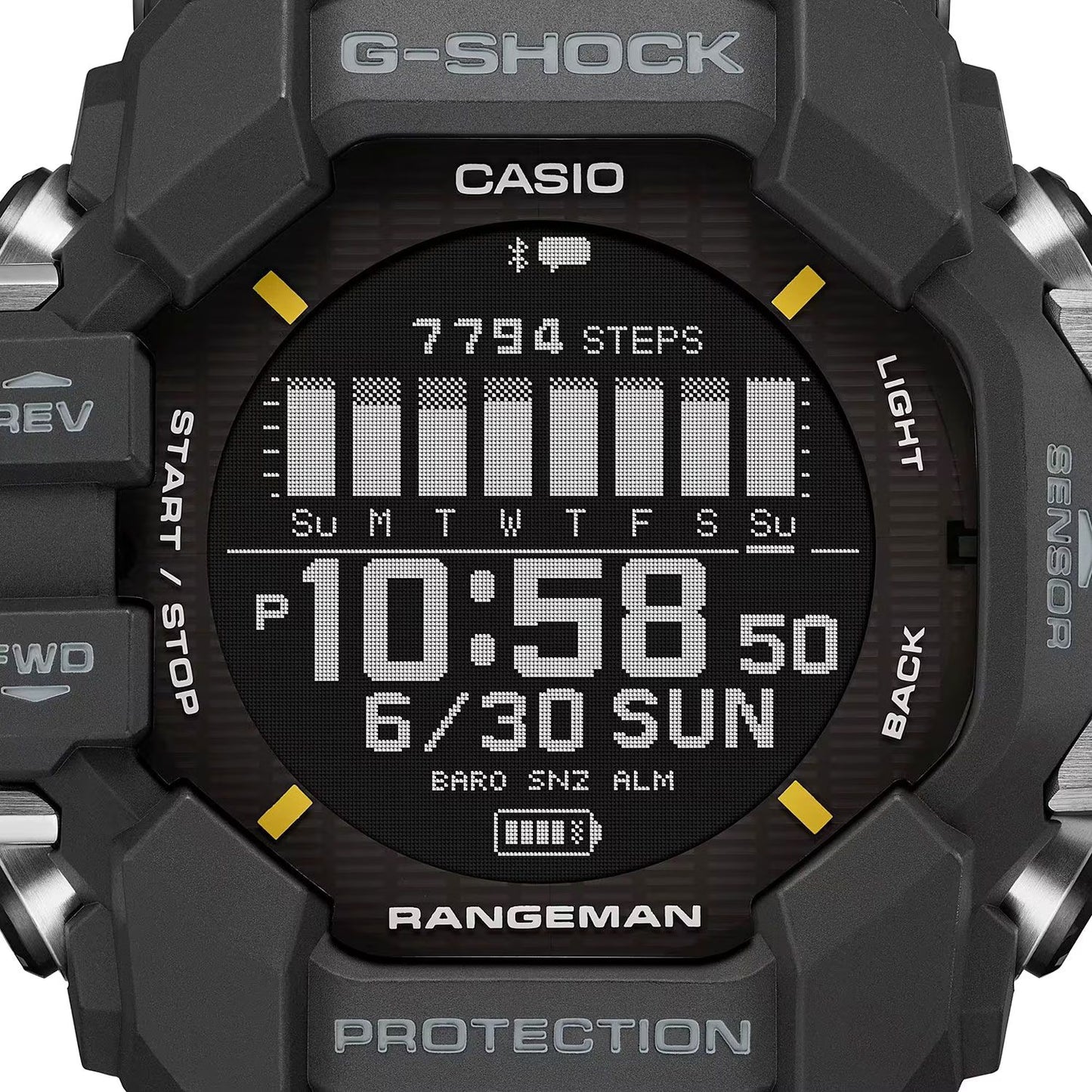 CASIO G-SHOCK nan originale – vista cinturino orologio uomo (resistente 200m, antiurto, design sportivo)