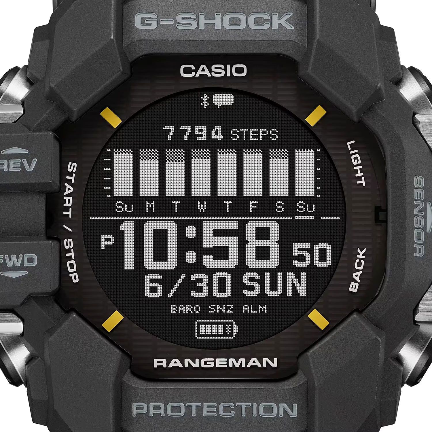 CASIO G-SHOCK nan originale – vista cinturino orologio uomo (resistente 200m, antiurto, design sportivo)