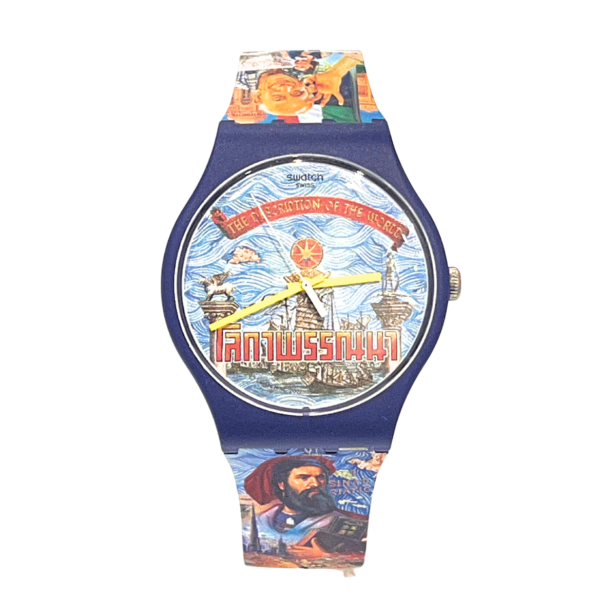 Swatch CIAO VENEZIA! SUOZ349 di Navin Rawanchaikul, New Old Stock, foto ERA ORA Roma