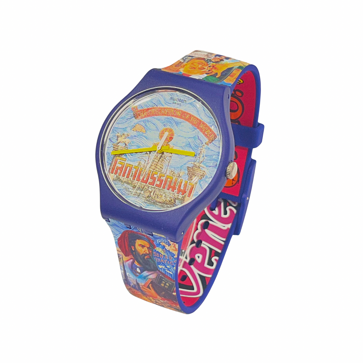 Swatch CIAO VENEZIA! SUOZ349 di Navin Rawanchaikul, New Old Stock, foto ERA ORA Roma