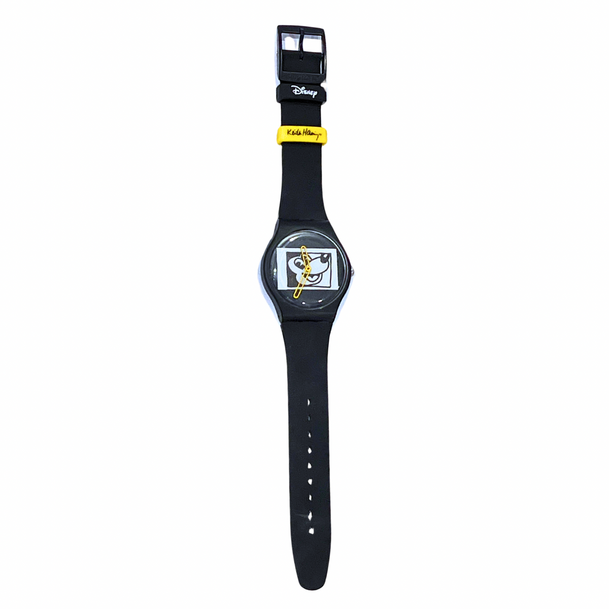 Swatch Mickey Blanc sur Noir SUOZ337 New Old Stock - foto 3