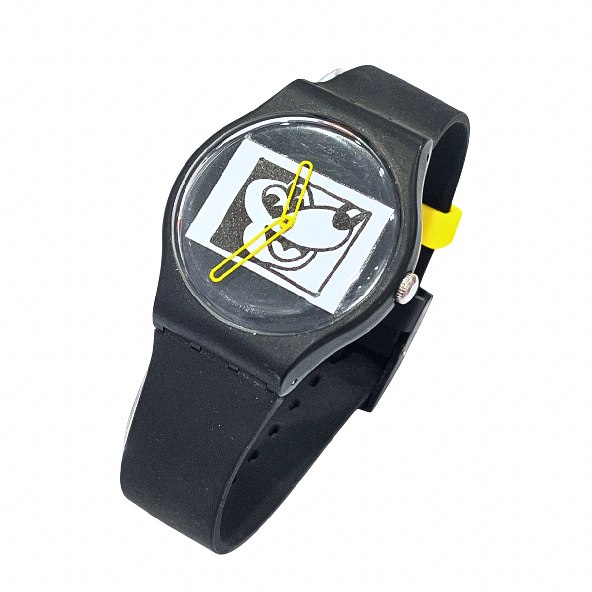 Swatch Mickey Blanc sur Noir SUOZ337 New Old Stock - foto 2