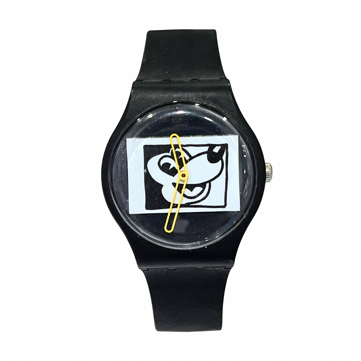 Swatch Mickey Blanc sur Noir SUOZ337 New Old Stock - foto 1