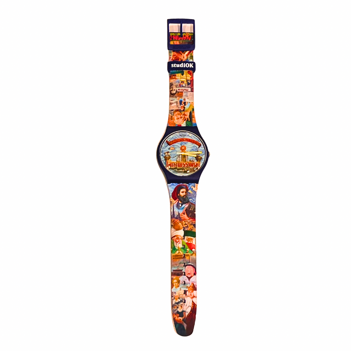 Swatch CIAO VENEZIA! SUOZ349 di Navin Rawanchaikul, New Old Stock, foto ERA ORA Roma