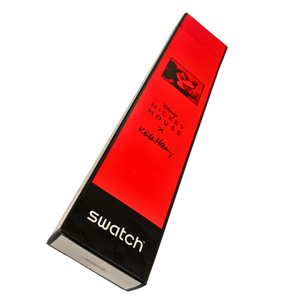 Swatch Mickey Blanc sur Noir SUOZ337 New Old Stock - foto 4