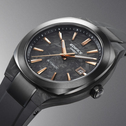CASIO EDIFICE EFK-200XPB-1AER originale – dettaglio cassa e quadrante in forged carbon orologio uomo