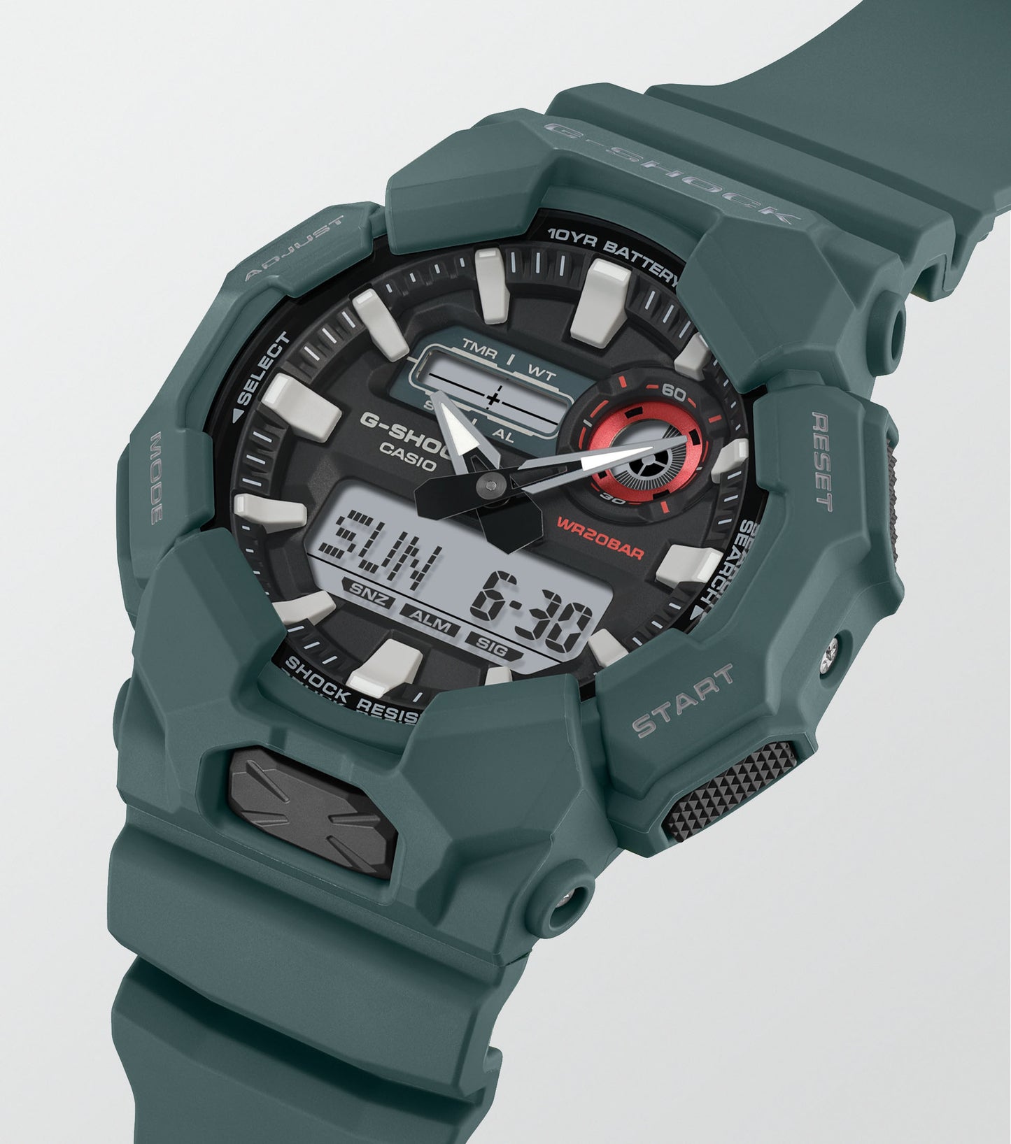 CASIO G-SHOCK nan originale – vista cinturino orologio uomo (resistente 200m, antiurto, design sportivo)