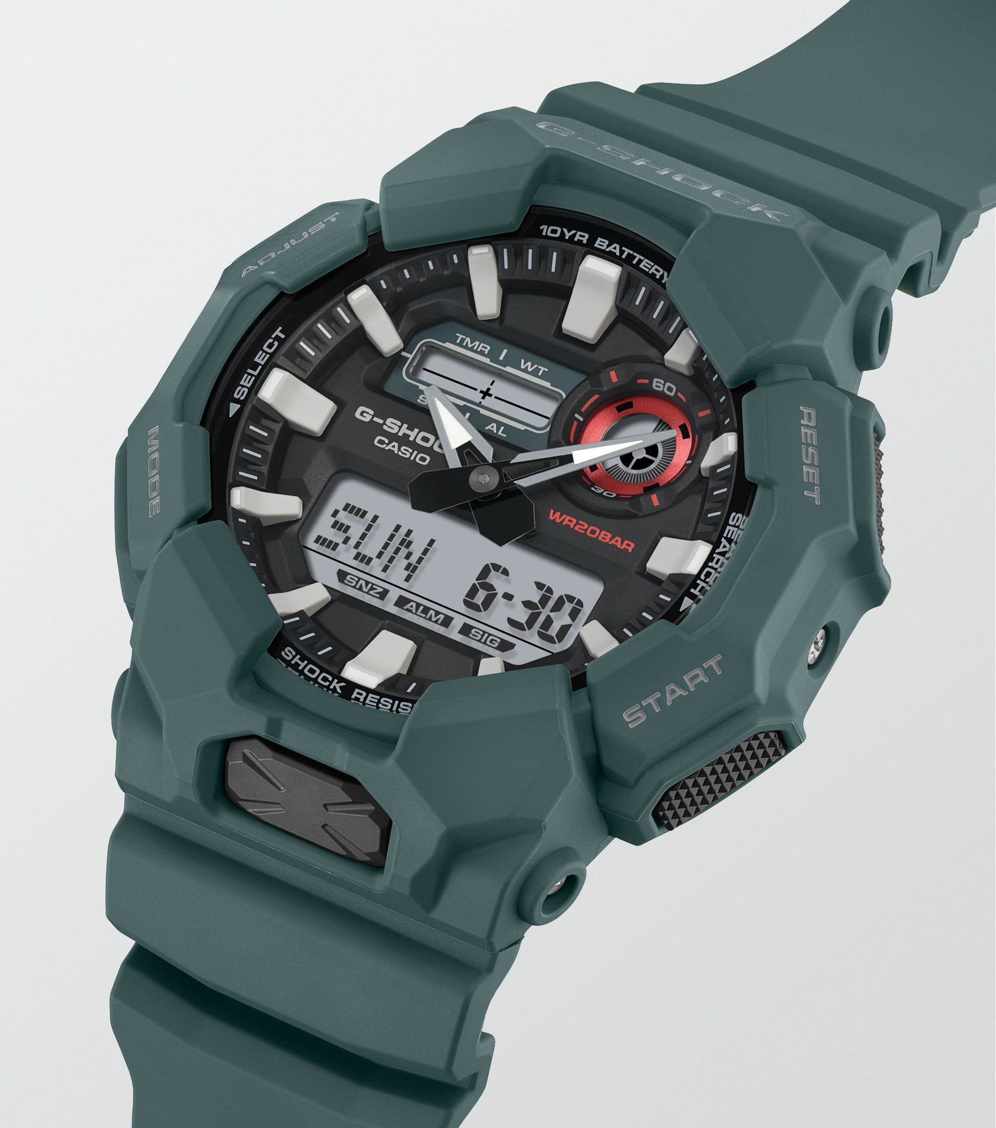 CASIO G-SHOCK nan originale – vista cinturino orologio uomo (resistente 200m, antiurto, design sportivo)