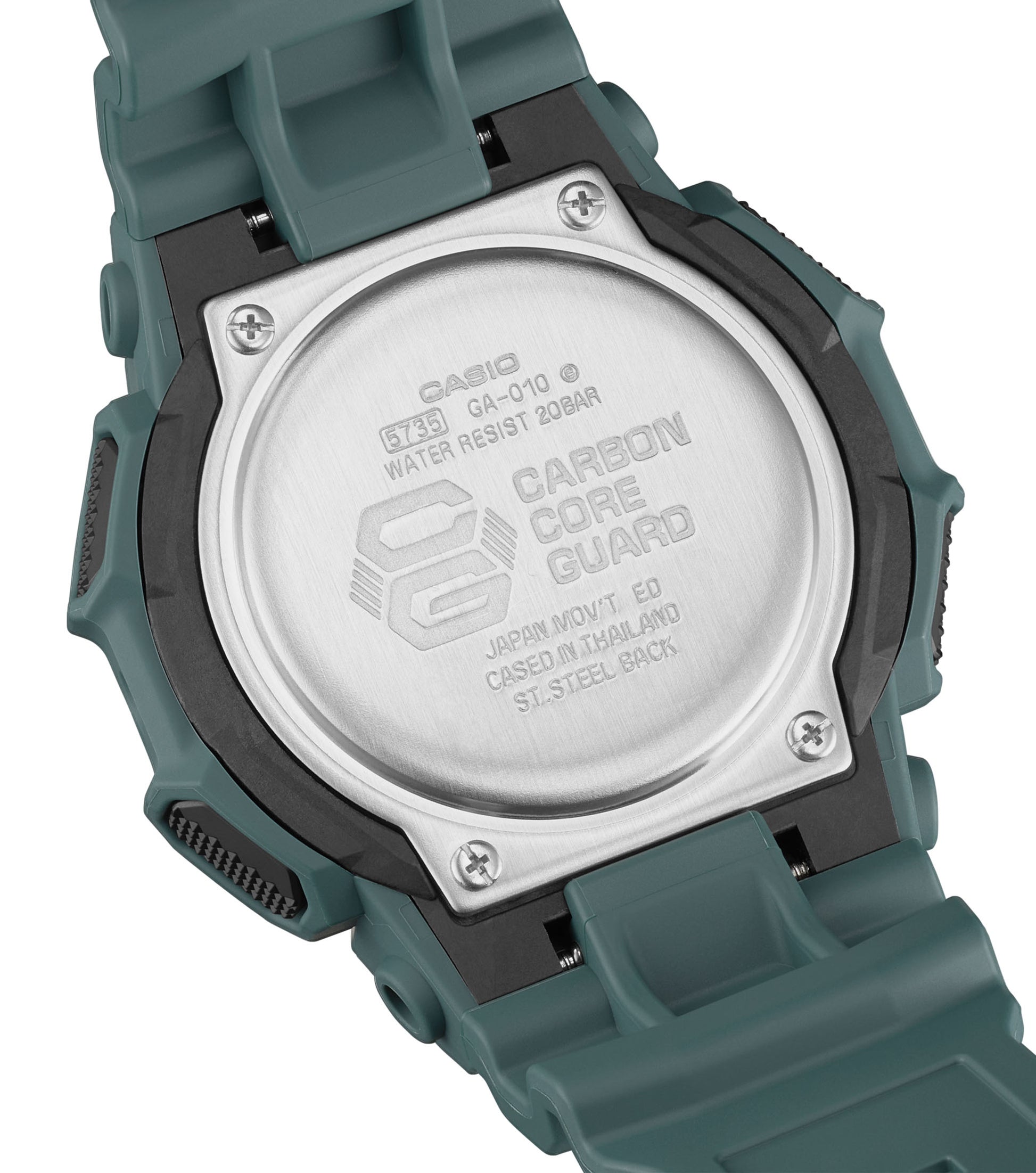 CASIO G-SHOCK nan originale – vista laterale orologio uomo (resistente 200m, antiurto, design sportivo)