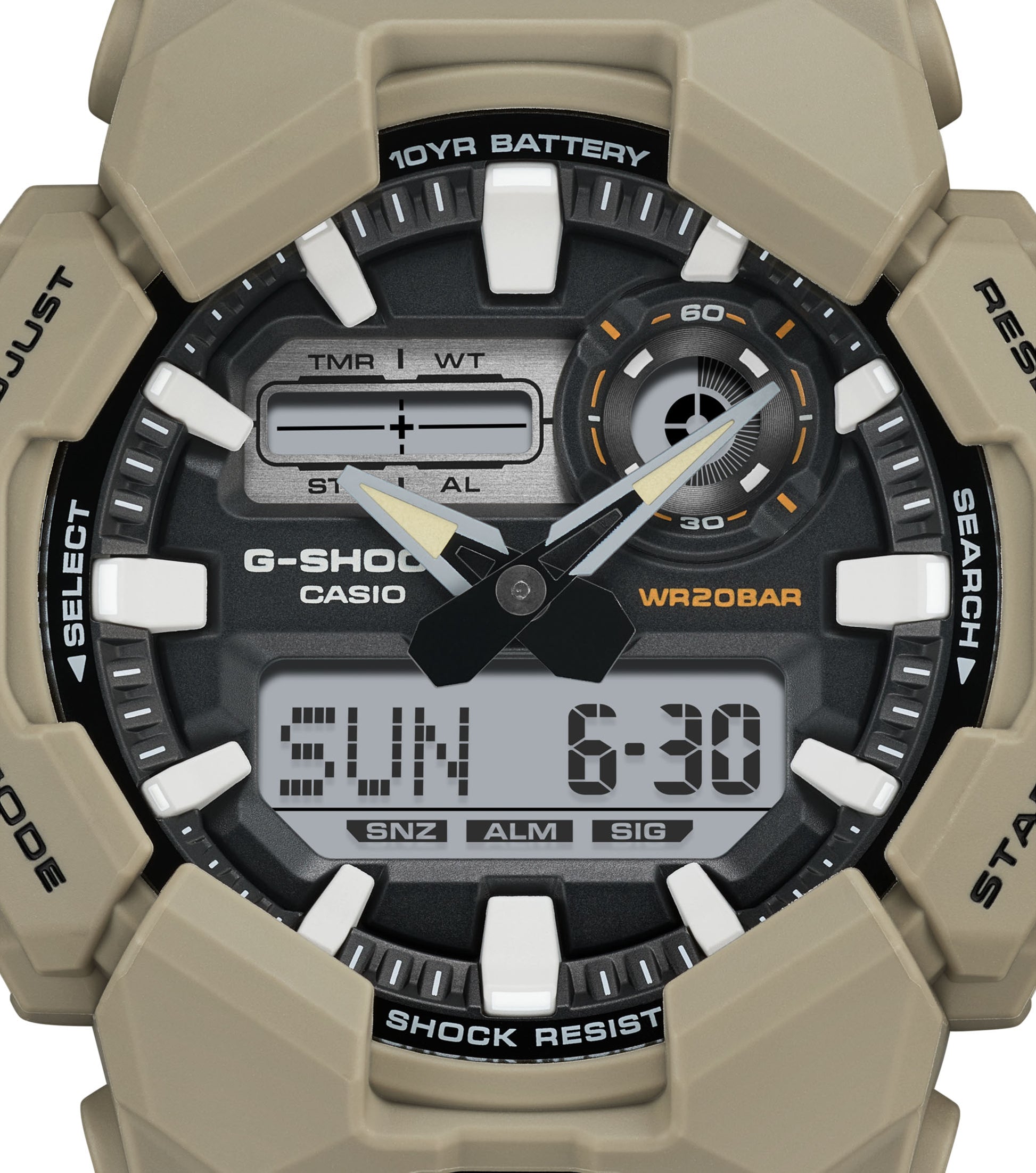 CASIO G-SHOCK nan originale – fondello e retro cassa orologio uomo (resistente 200m, antiurto, design sportivo)