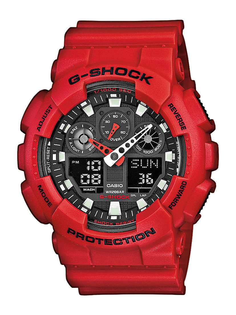 CASIO G-SHOCK nan originale – vista laterale orologio uomo (resistente 200m, antiurto, design sportivo)