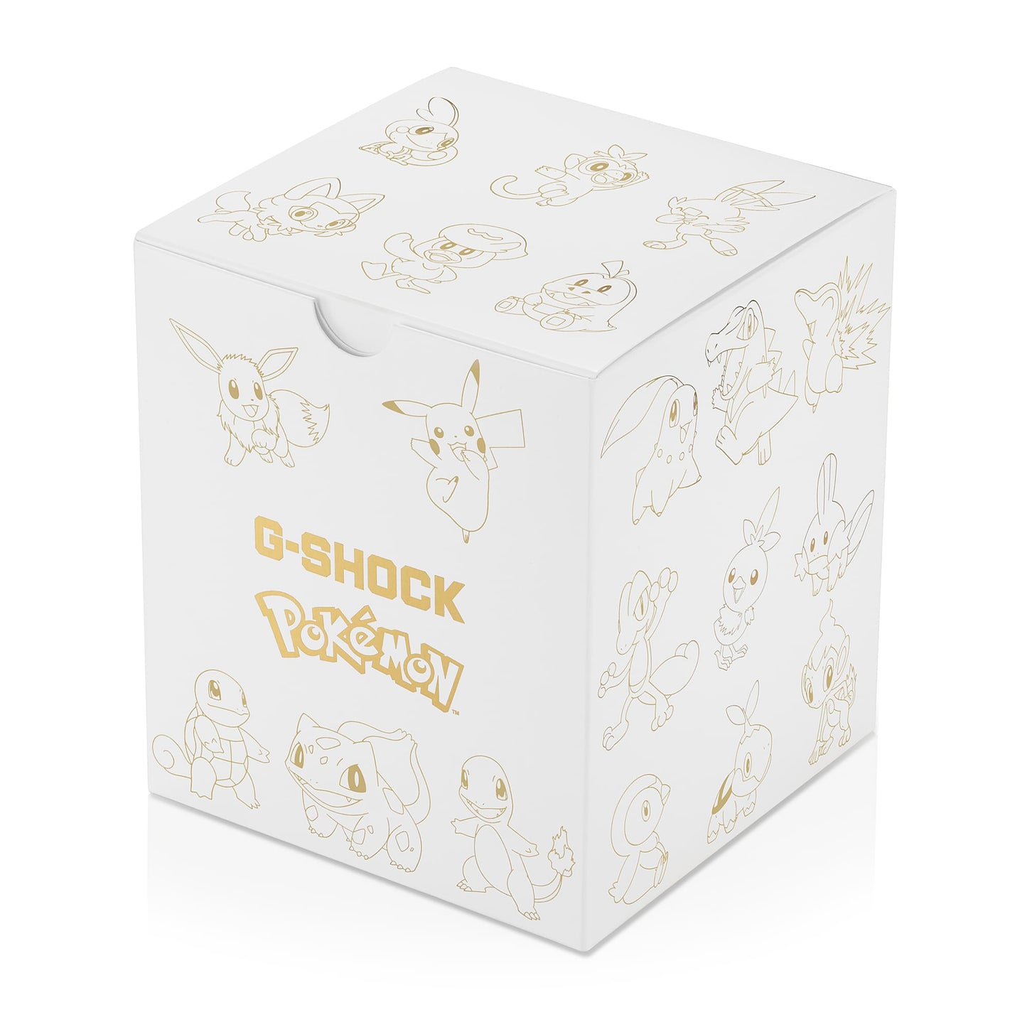 CASIO G-SHOCK GA-110PKM-7AER originale – outer box con i 30 Pokémon dell'anniversario