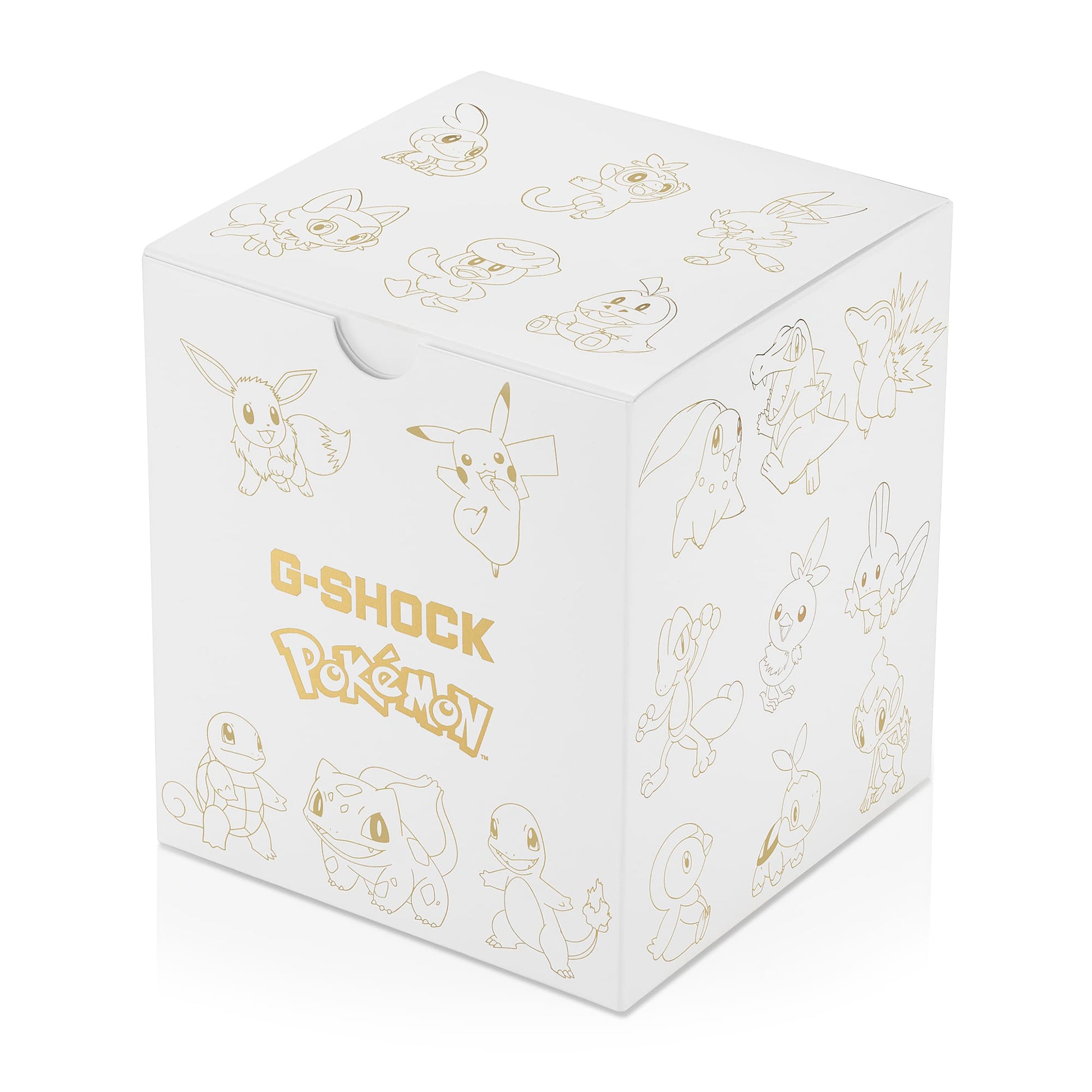 CASIO G-SHOCK GA-110PKM-7AER originale – outer box con i 30 Pokémon dell'anniversario