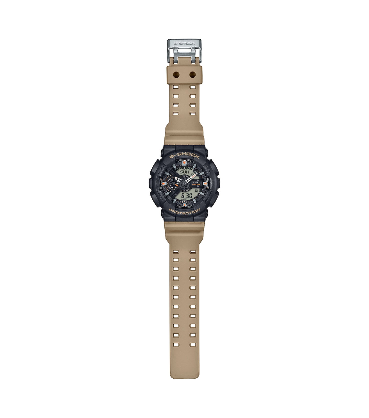 CASIO G-SHOCK nan originale – vista laterale orologio uomo (resistente 200m, antiurto, design sportivo)