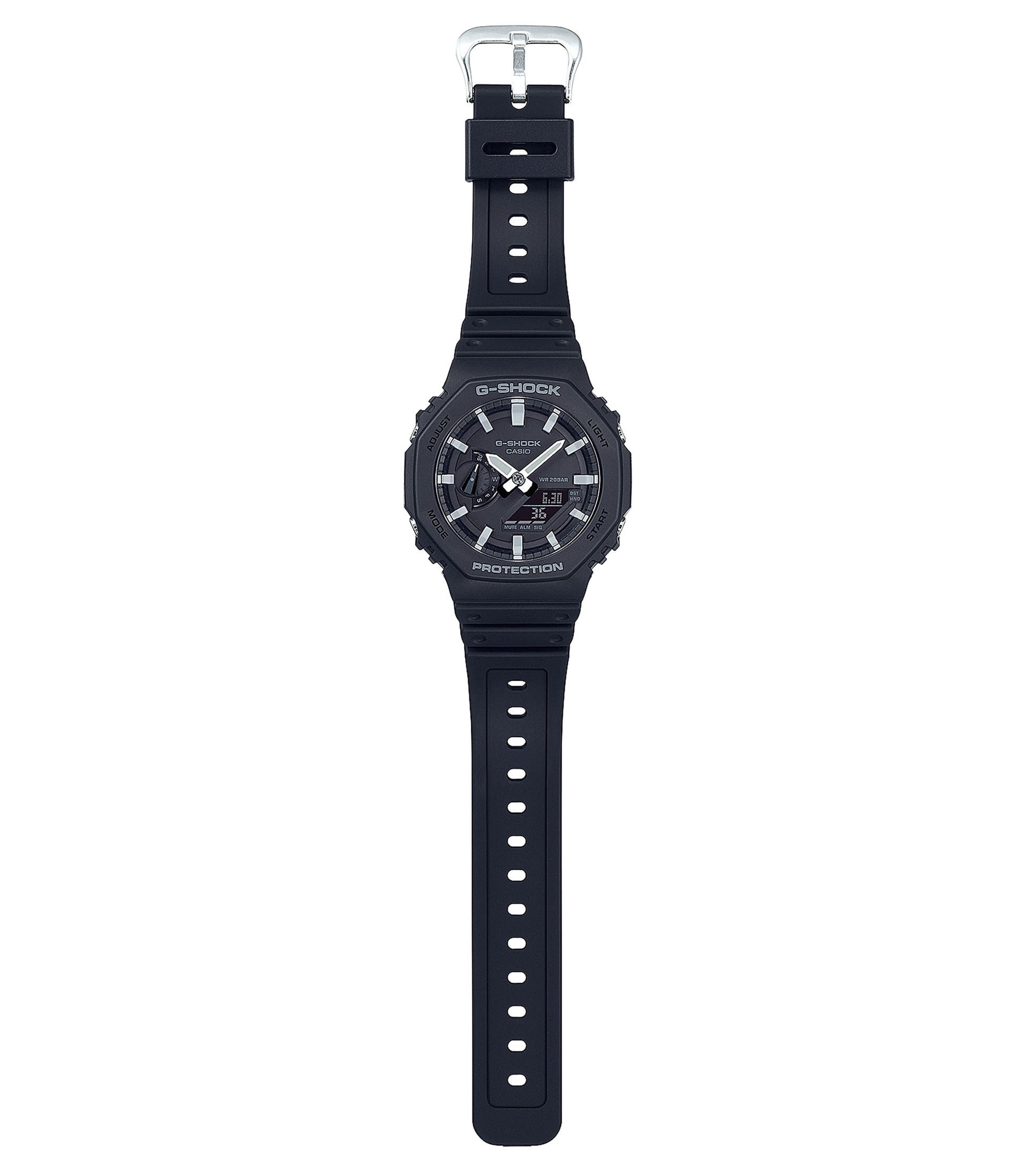 CASIO G-SHOCK nan originale – dettaglio pulsanti orologio uomo (resistente 200m, antiurto, design sportivo)
