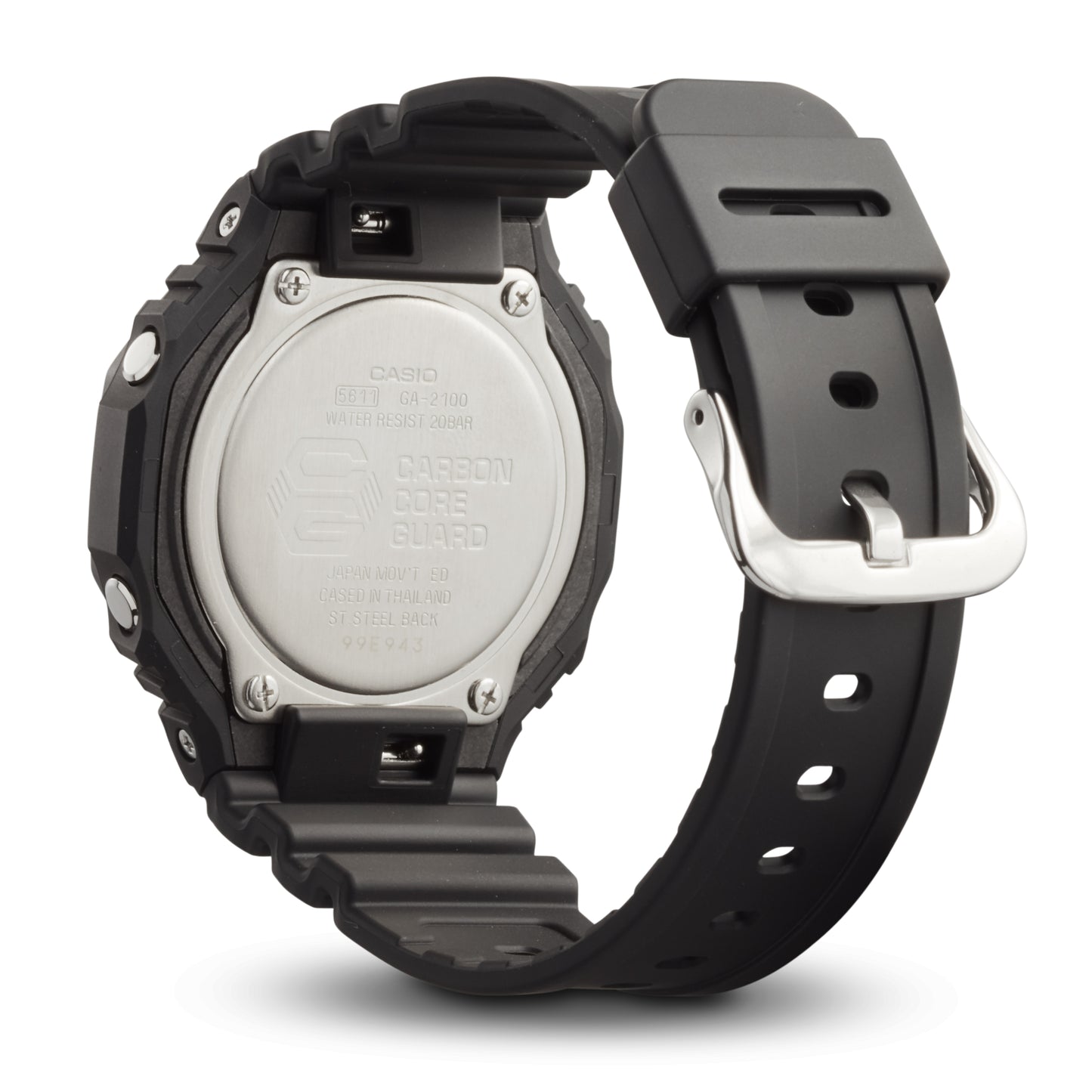 CASIO G-SHOCK nan originale – vista laterale orologio uomo (resistente 200m, antiurto, design sportivo)