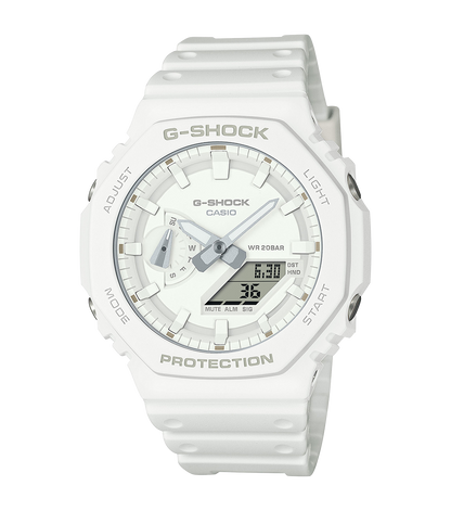 CASIO G-SHOCK GA-2100-7A7ER originale – vista frontale orologio uomo (resistente 200m, antiurto, design sportivo)