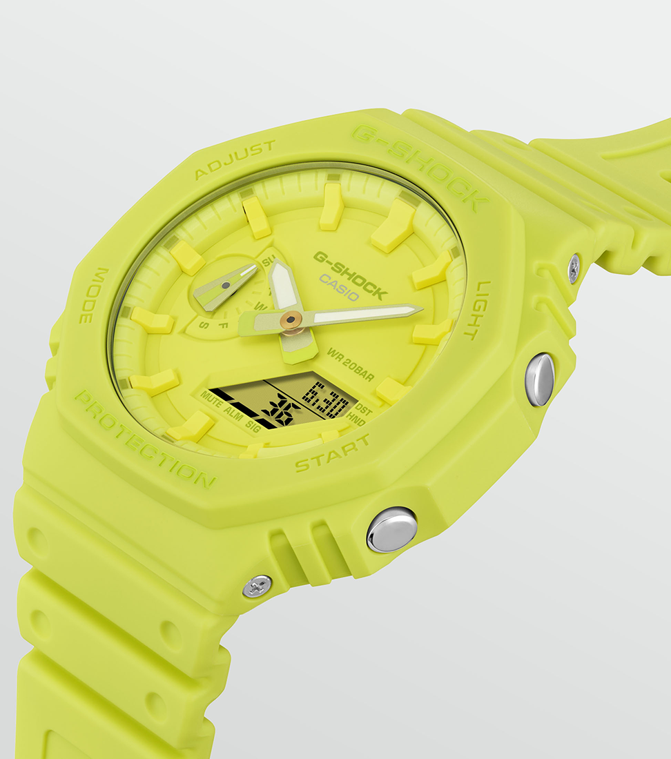 CASIO G-SHOCK nan originale – vista laterale orologio uomo (resistente 200m, antiurto, design sportivo)
