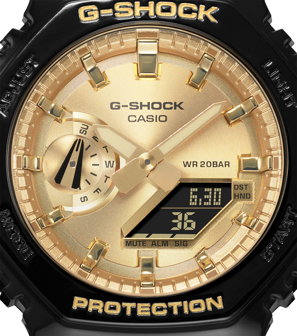 CASIO G-SHOCK nan originale – vista laterale orologio uomo (resistente 200m, antiurto, design sportivo)