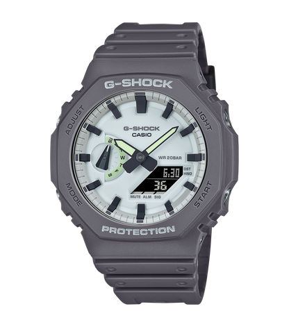 CASIO G-SHOCK GA-2100HD-8AER originale – vista frontale orologio uomo (resistente 200m, antiurto, design sportivo)