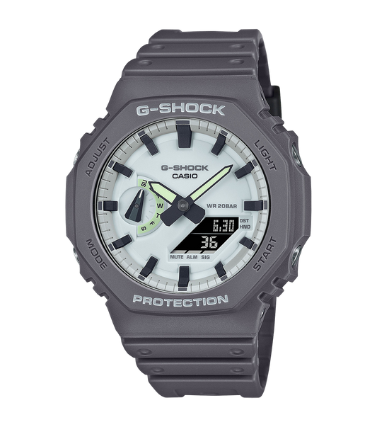 CASIO G-SHOCK GA-2100HD-8AER originale – vista frontale orologio uomo (resistente 200m, antiurto, design sportivo)
