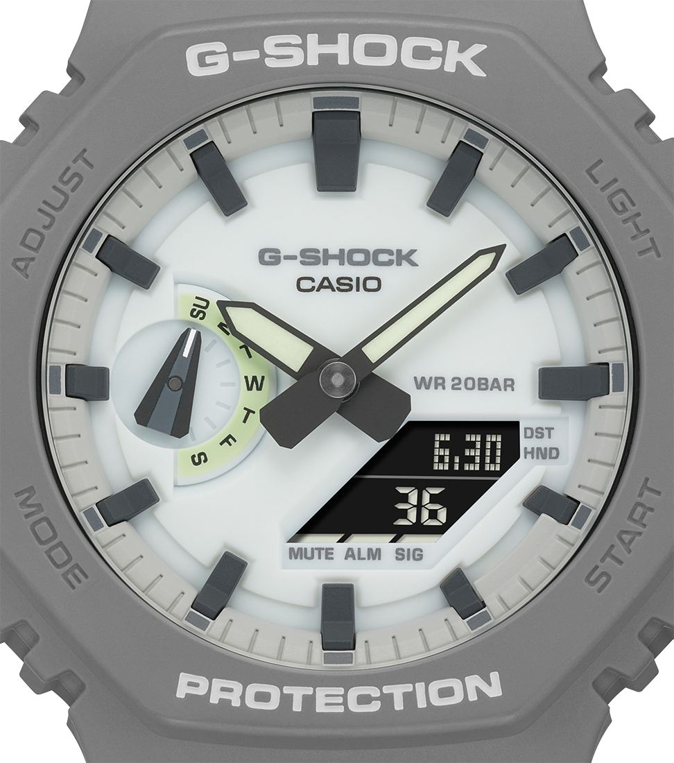 CASIO G-SHOCK nan originale – dettaglio quadrante orologio uomo (resistente 200m, antiurto, design sportivo)