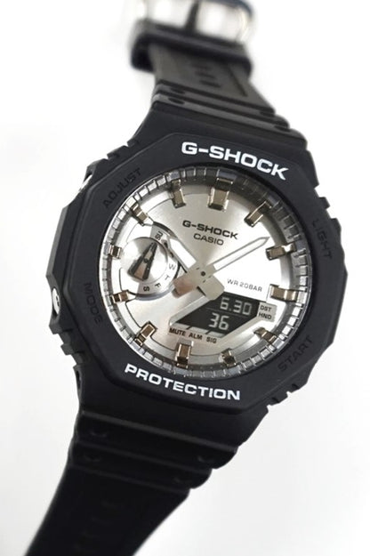 CASIO G-SHOCK nan originale – dettaglio quadrante orologio uomo (resistente 200m, antiurto, design sportivo)