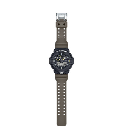 CASIO G-SHOCK nan originale – dettaglio quadrante orologio uomo (resistente 200m, antiurto, design sportivo)