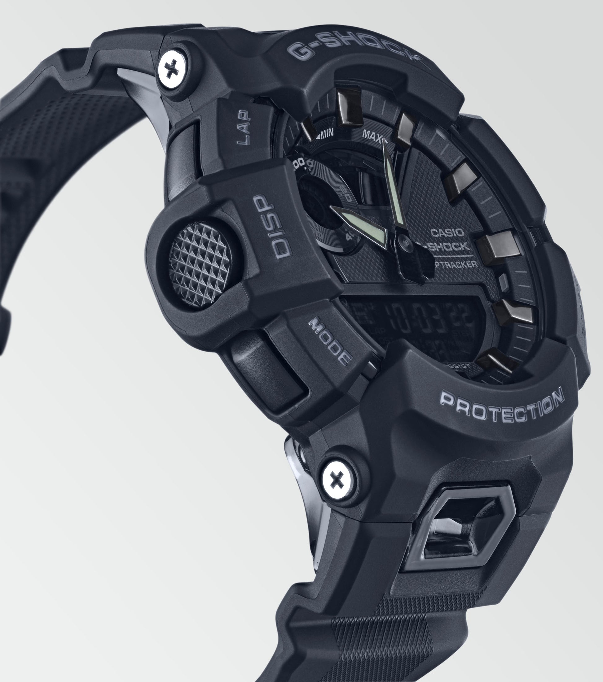 CASIO G-SHOCK nan originale – vista laterale orologio uomo (resistente 200m, antiurto, design sportivo)
