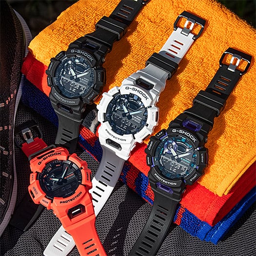 CASIO G-SHOCK GBA-900-7AER originale – fondello e retro cassa (Bluetooth, step tracker, 200m, fitness sportivo)