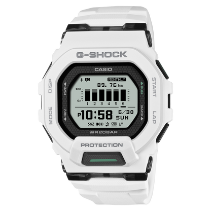 CASIO G-SHOCK GBD-200-7ER originale – vista frontale orologio uomo (Bluetooth, MIP display, 200m, fitness tracker)