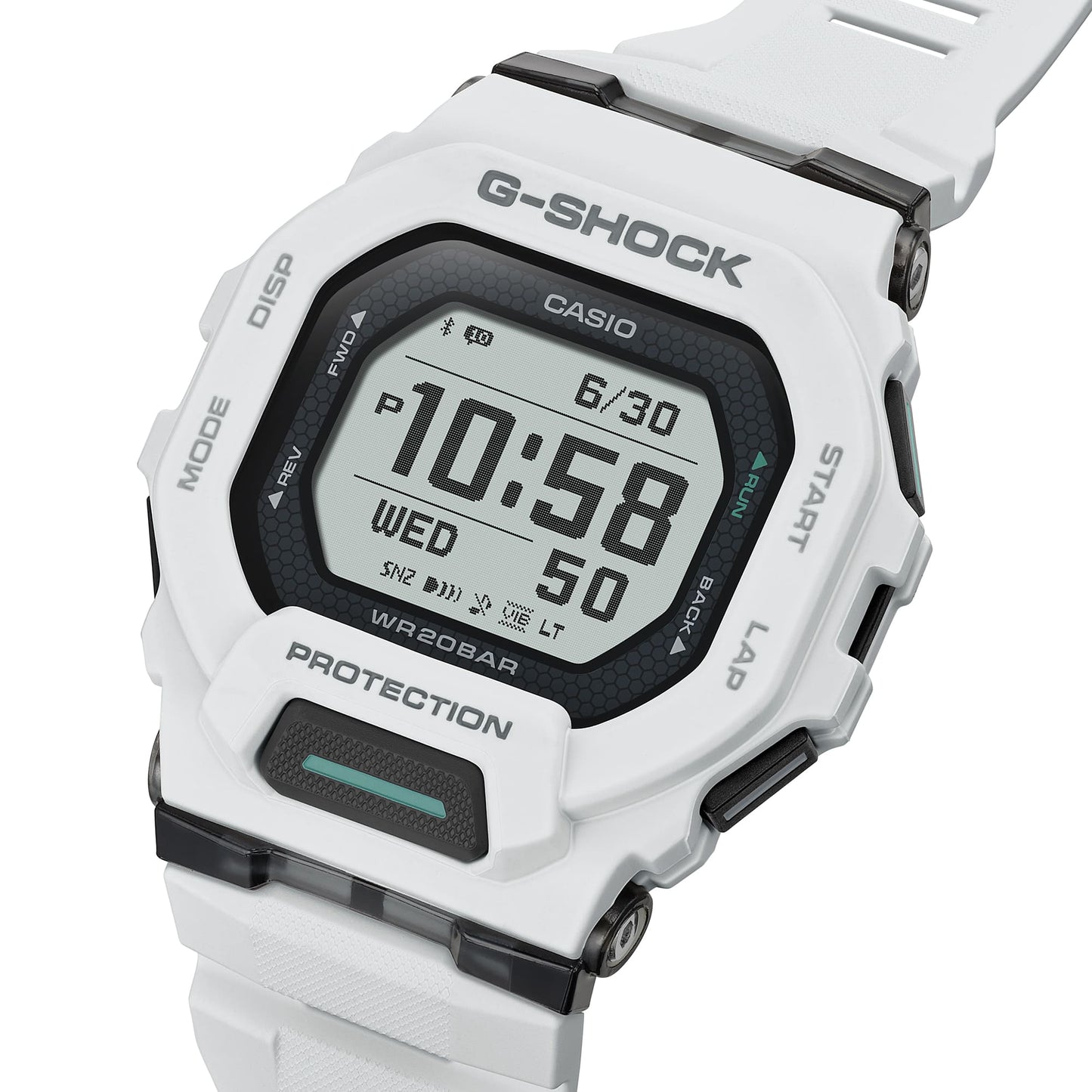CASIO G-SHOCK GBD-200-7ER originale – fondello e retro cassa (Bluetooth, MIP display, 200m, fitness tracker)