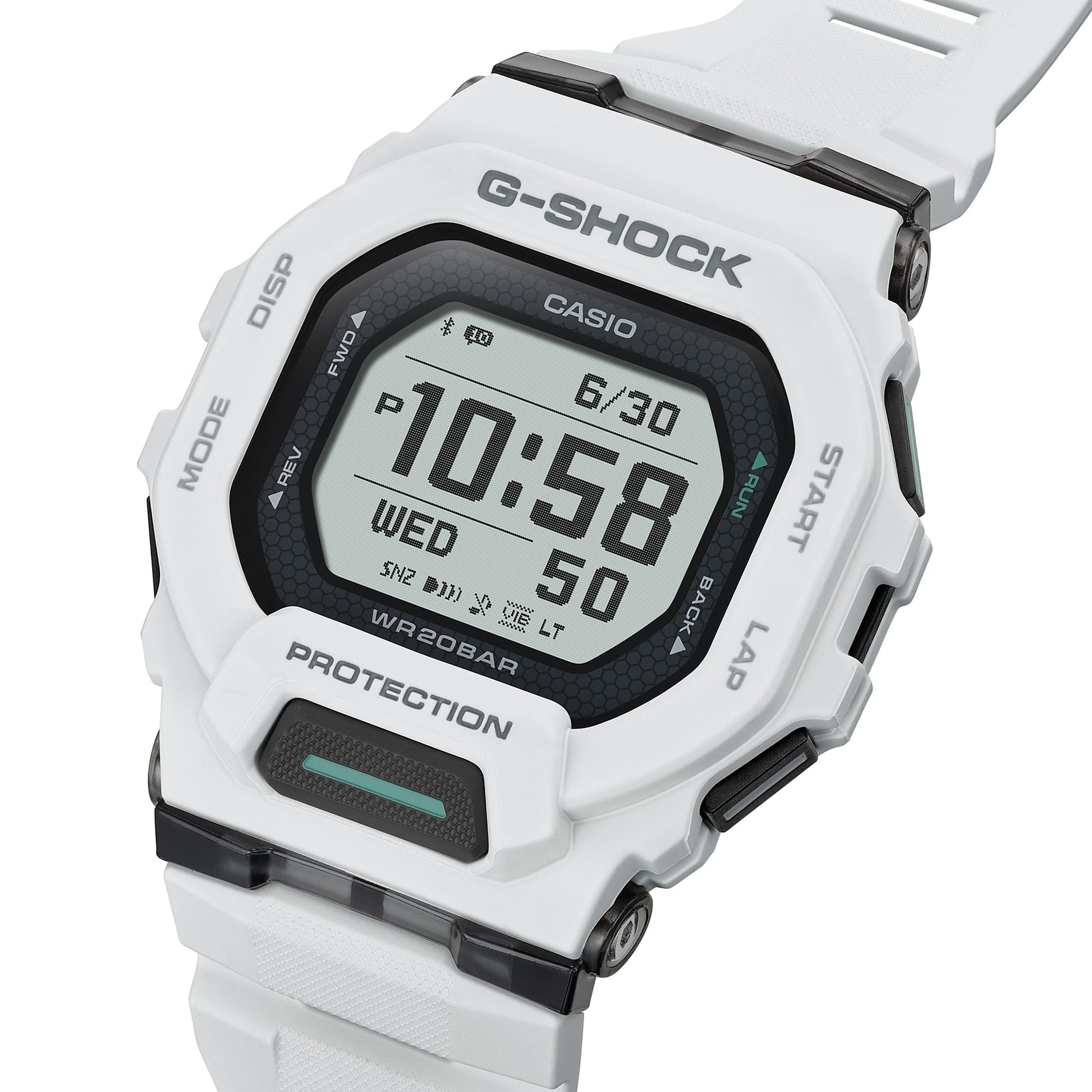 CASIO G-SHOCK GBD-200-7ER originale – fondello e retro cassa (Bluetooth, MIP display, 200m, fitness tracker)