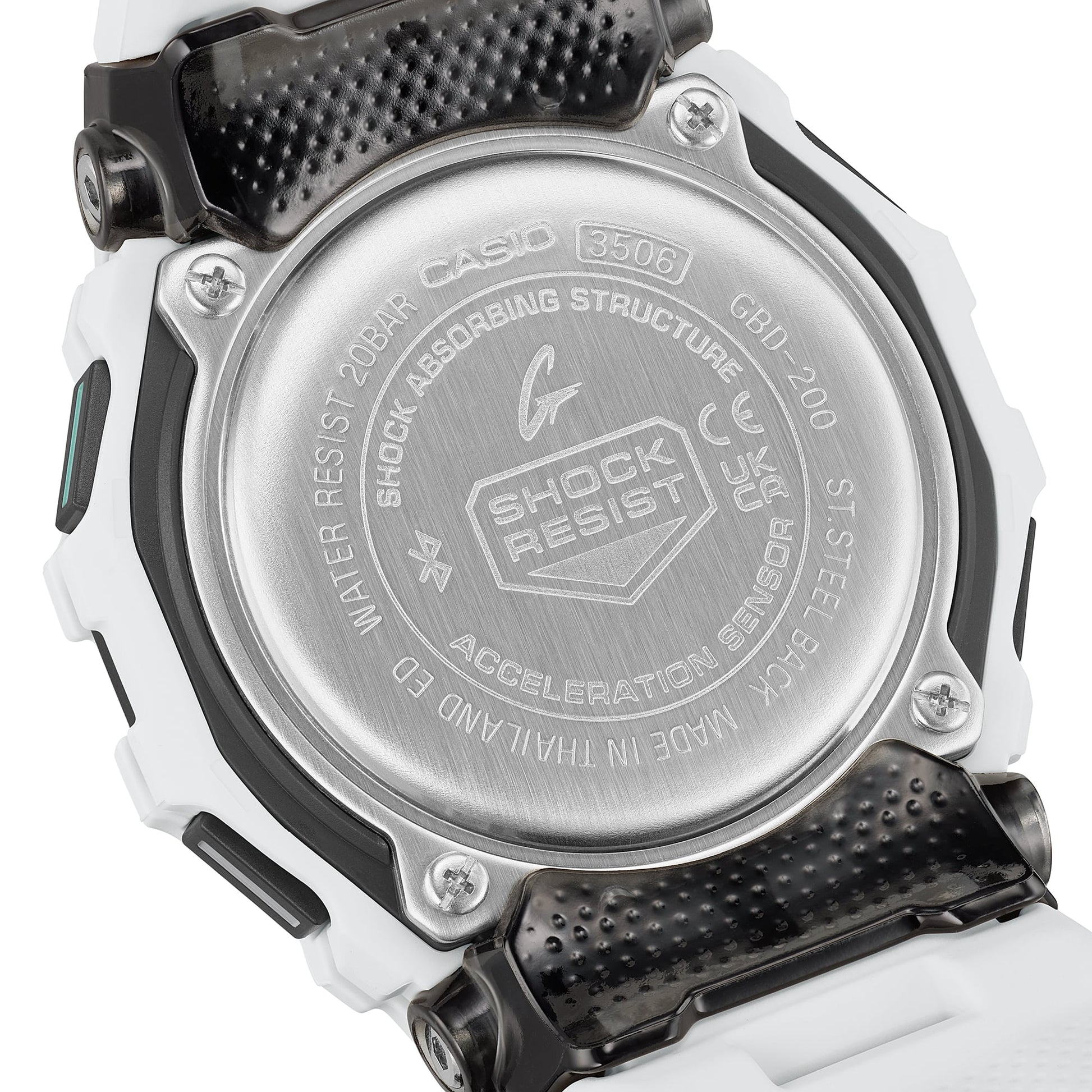 CASIO G-SHOCK GBD-200-7ER originale – indossato al polso sportivo (Bluetooth, MIP display, 200m, fitness tracker)