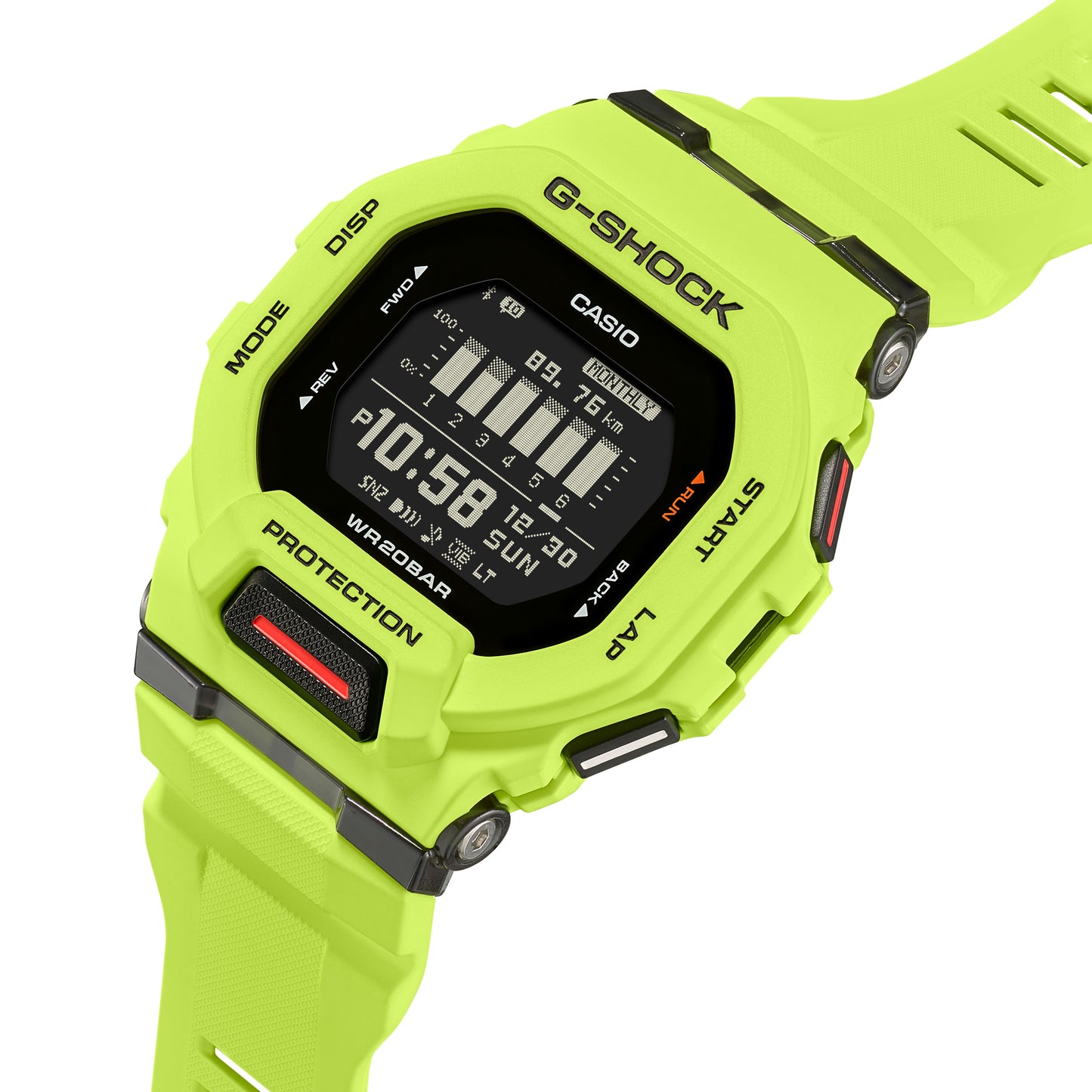CASIO G-SHOCK nan originale – dettaglio quadrante orologio uomo (resistente 200m, antiurto, design sportivo)