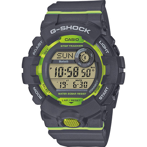 CASIO G-SHOCK GBD-800-8ER originale – vista frontale orologio uomo (resistente 200m, antiurto, design sportivo)