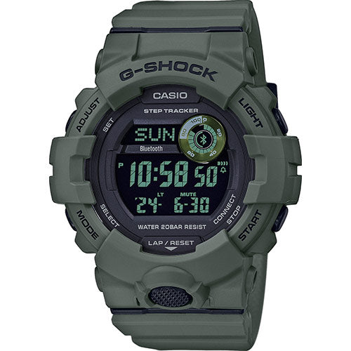 CASIO G-SHOCK GBD-800UC-3ER originale – vista frontale orologio uomo (resistente 200m, antiurto, design sportivo)