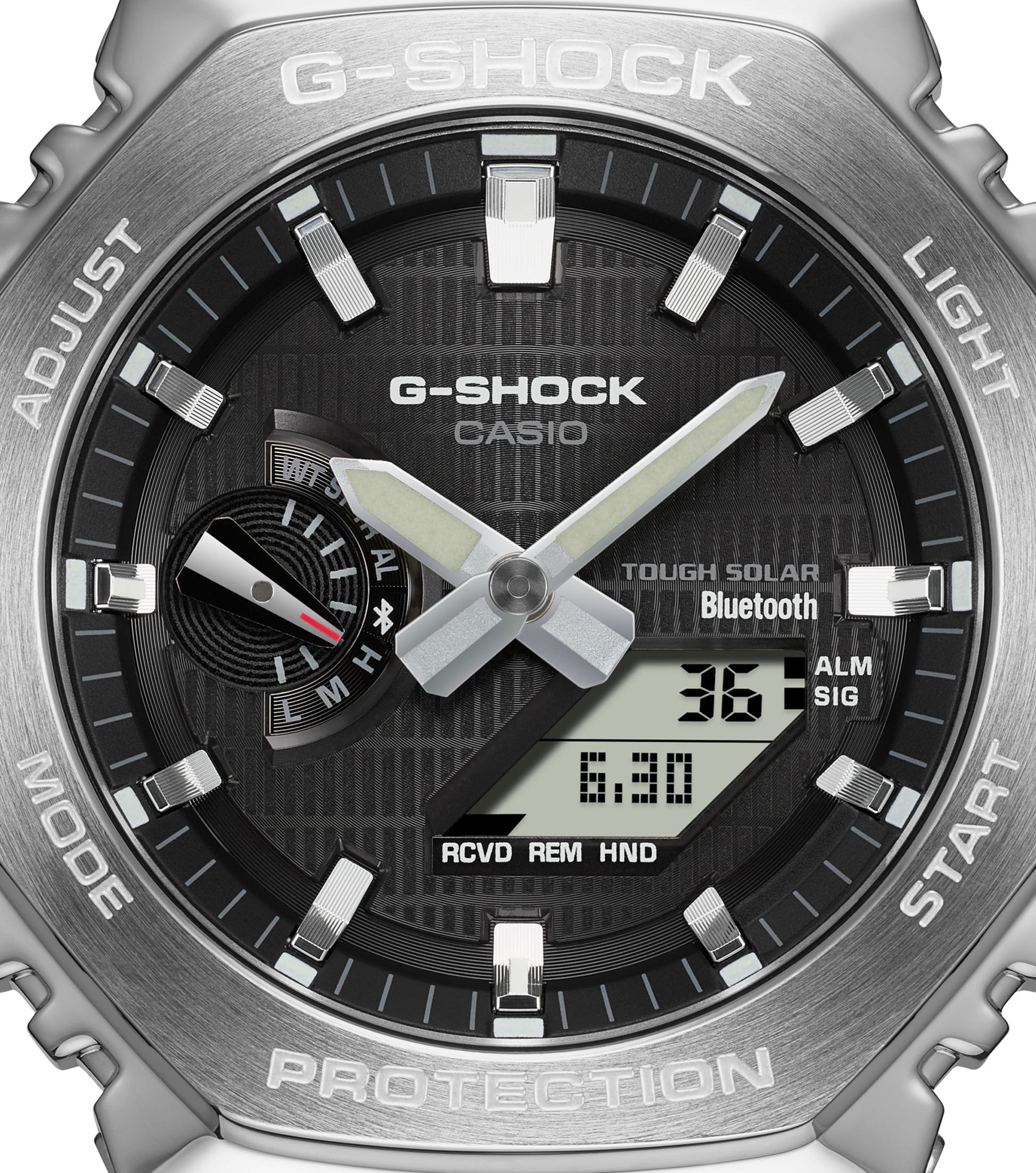 CASIO G-SHOCK nan originale – dettaglio quadrante orologio uomo (resistente 200m, antiurto, design sportivo)