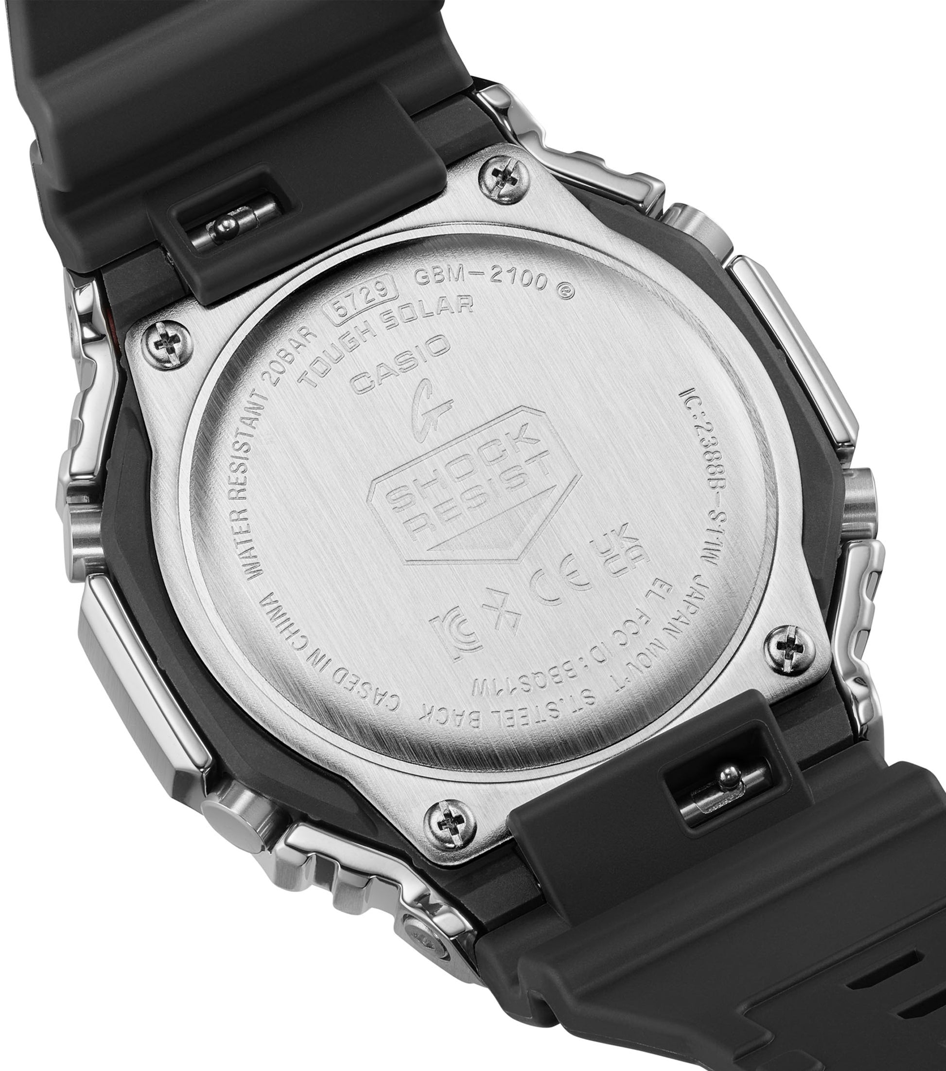 CASIO G-SHOCK nan originale – vista laterale orologio uomo (resistente 200m, antiurto, design sportivo)