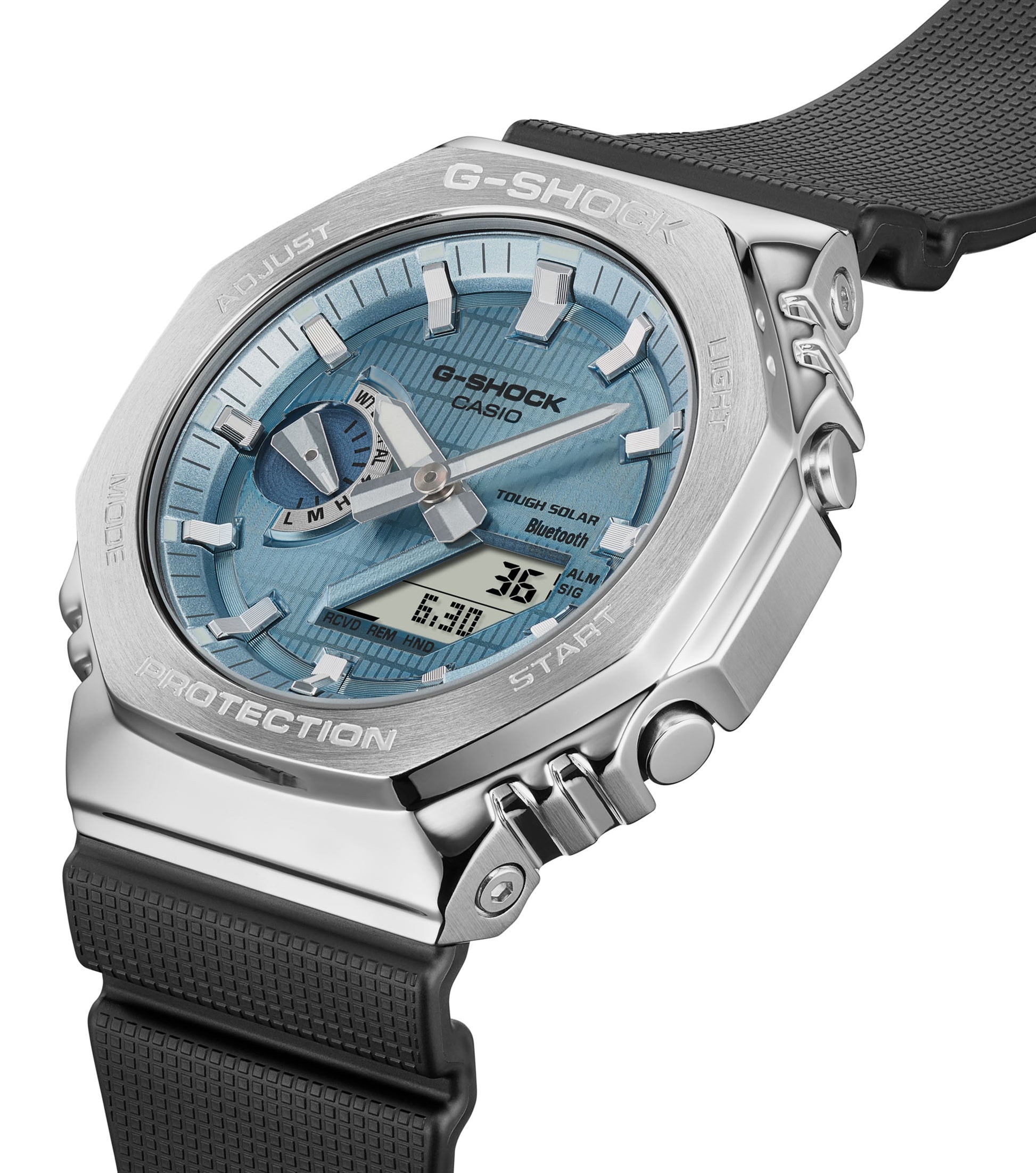 CASIO G-SHOCK nan originale – vista laterale orologio uomo (resistente 200m, antiurto, design sportivo)