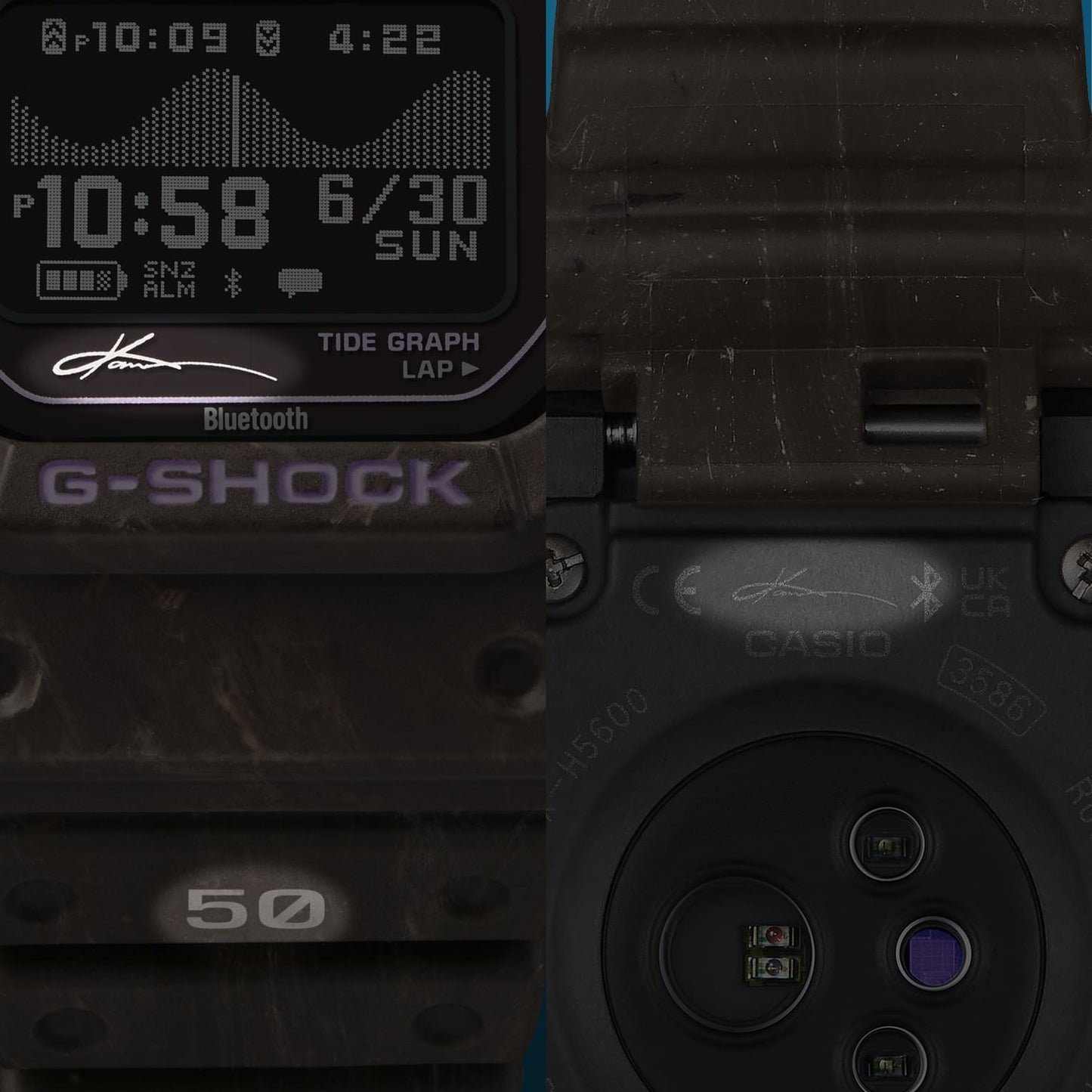 GBX-H5600KI-5ER firma di Kanoa Igarashi sul quadrante e fondello