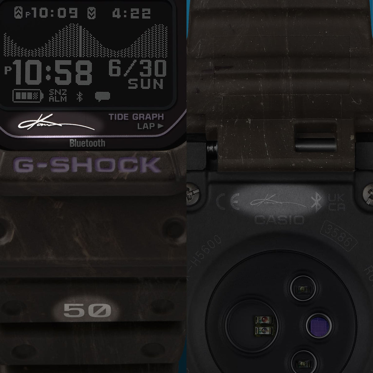 GBX-H5600KI-5ER firma di Kanoa Igarashi sul quadrante e fondello