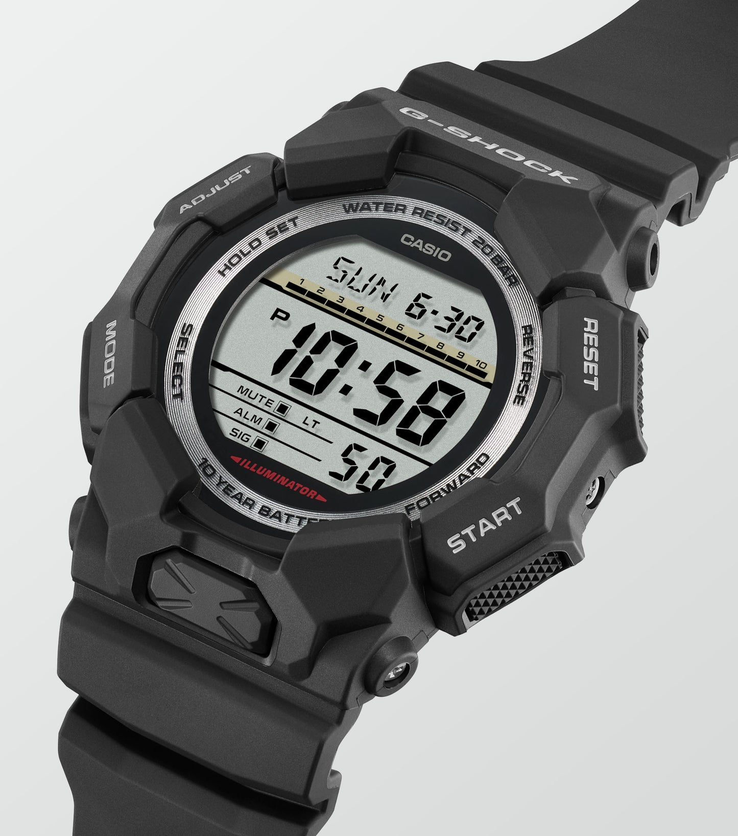 CASIO G-SHOCK nan originale – vista cinturino orologio uomo (resistente 200m, antiurto, design sportivo)