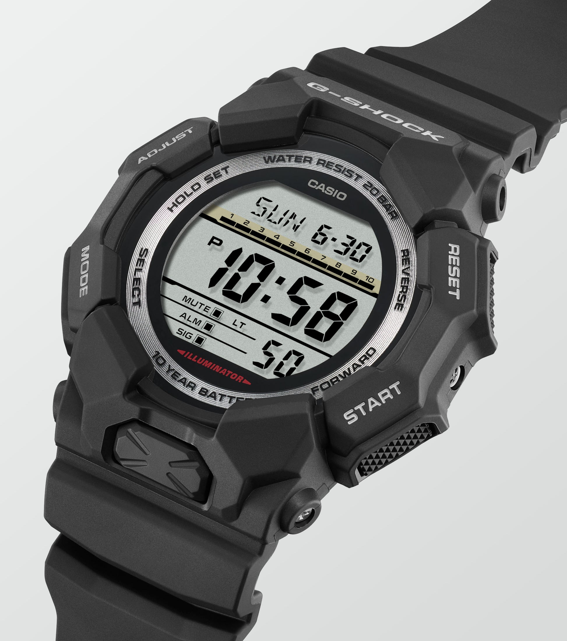 CASIO G-SHOCK nan originale – vista cinturino orologio uomo (resistente 200m, antiurto, design sportivo)