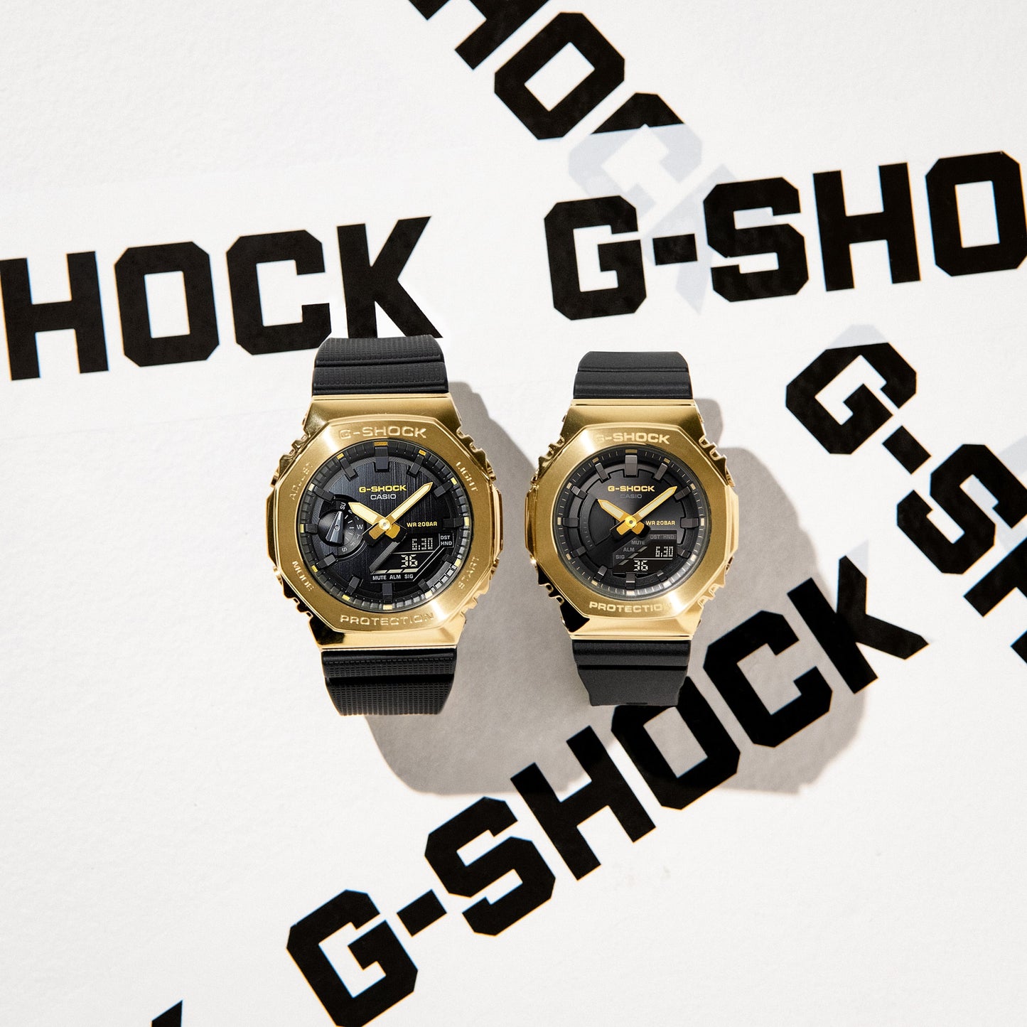 CASIO G-SHOCK GM-2100G-1A9ER originale – comparativa con serie S (Shock Resist, 200m, cassa metal, analogico-digitale)